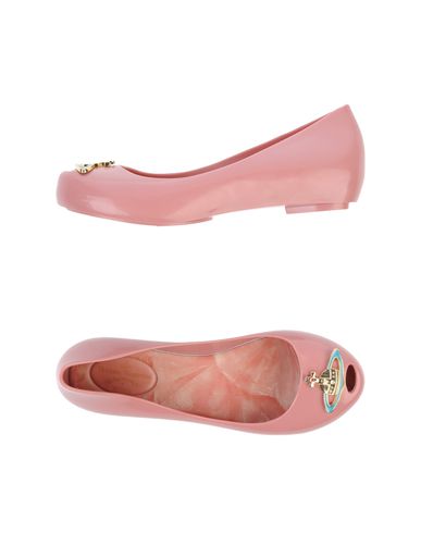 ZOOM VIVIENNE WESTWOOD ANGLOMANIA + MELISSA - Peep-toe ballet flats