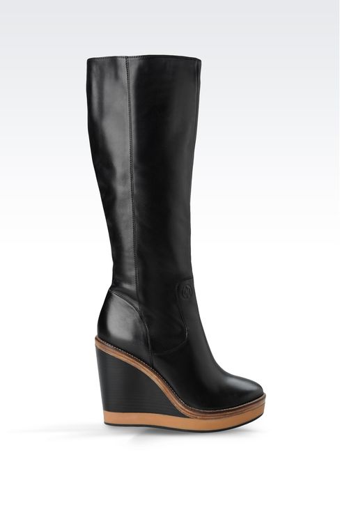 bottes cuir talon