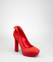 Bottega Veneta® New Red Suede Pump Bottega Veneta® New Red Suede Pump
