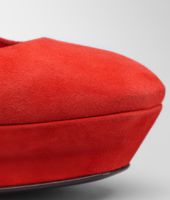 Bottega Veneta® New Red Suede Pump Bottega Veneta® New Red Suede Pump