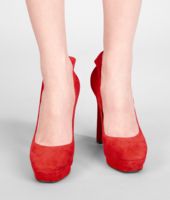 Bottega Veneta® New Red Suede Pump Bottega Veneta® New Red Suede Pump