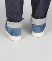 Bottega Veneta® Électrique Intrecciato Suede Sneaker Bottega Veneta® Électrique Intrecciato Suede Sneaker