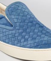 Bottega Veneta® Électrique Intrecciato Suede Sneaker Bottega Veneta® Électrique Intrecciato Suede Sneaker