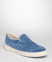 Bottega Veneta® Électrique Intrecciato Suede Sneaker Bottega Veneta® Électrique Intrecciato Suede Sneaker