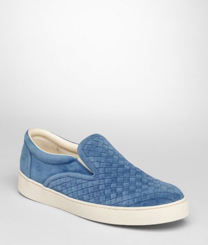 BOTTEGA VENETA - Électrique Intrecciato Suede Sneaker