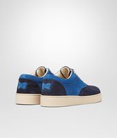Bottega Veneta® Prusse Électrique Intrecciato Suede Sneaker Bottega Veneta® Prusse Électrique Intrecciato Suede Sneaker