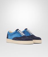 Bottega Veneta® Prusse Électrique Intrecciato Suede Sneaker Bottega Veneta® Prusse Électrique Intrecciato Suede Sneaker