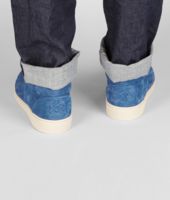 Bottega Veneta® Électrique Intrecciato Suede Sneaker Bottega Veneta® Électrique Intrecciato Suede Sneaker