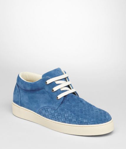 BOTTEGA VENETA - Électrique Intrecciato Suede Sneaker