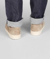 Bottega Veneta® Walnut Intrecciato Suede Sneaker Bottega Veneta® Walnut Intrecciato Suede Sneaker