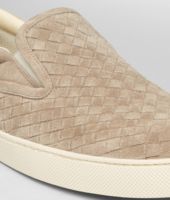 Bottega Veneta® Walnut Intrecciato Suede Sneaker Bottega Veneta® Walnut Intrecciato Suede Sneaker