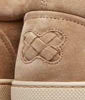 Bottega Veneta® Walnut Intrecciato Suede Sneaker Bottega Veneta® Walnut Intrecciato Suede Sneaker