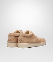 Bottega Veneta® Walnut Intrecciato Suede Sneaker Bottega Veneta® Walnut Intrecciato Suede Sneaker