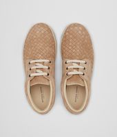 Bottega Veneta® Walnut Intrecciato Suede Sneaker Bottega Veneta® Walnut Intrecciato Suede Sneaker