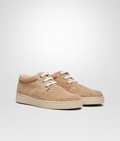 Bottega Veneta® Walnut Intrecciato Suede Sneaker Bottega Veneta® Walnut Intrecciato Suede Sneaker
