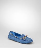 Bottega Veneta® Électrique Intrecciato Suede Moccasin Bottega Veneta® Électrique Intrecciato Suede Moccasin