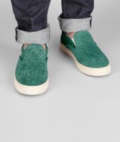 Bottega Veneta® Menthe Intrecciato Suede Sneaker Bottega Veneta® Menthe Intrecciato Suede Sneaker