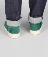 Bottega Veneta® Menthe Intrecciato Suede Sneaker Bottega Veneta® Menthe Intrecciato Suede Sneaker