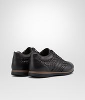 Bottega Veneta® Nero Intrecciato Speedster Calf Sneaker Bottega Veneta® Nero Intrecciato Speedster Calf Sneaker
