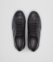 Bottega Veneta® Nero Intrecciato Speedster Calf Sneaker Bottega Veneta® Nero Intrecciato Speedster Calf Sneaker