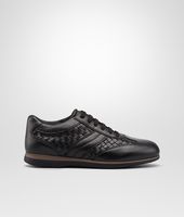 Bottega Veneta® Nero Intrecciato Speedster Calf Sneaker Bottega Veneta® Nero Intrecciato Speedster Calf Sneaker