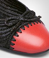 Bottega Veneta® Natuarale Fraise Straw Smooth Chevre Pump Bottega Veneta® Natuarale Fraise Straw Smooth Chevre Pump