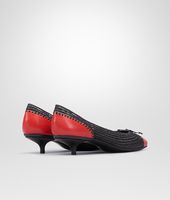 Bottega Veneta® Natuarale Fraise Straw Smooth Chevre Pump Bottega Veneta® Natuarale Fraise Straw Smooth Chevre Pump