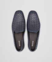 Bottega Veneta® Prusse Intrecciato Foulard Calf Outdoor Slipper Bottega Veneta® Prusse Intrecciato Foulard Calf Outdoor Slipper
