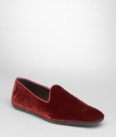 Bottega Veneta® Dark Tangerine Velvet Smooth Chevre Outdoor Slipper Bottega Veneta® Dark Tangerine Velvet Smooth Chevre Outdoor Slipper