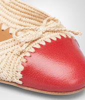 Bottega Veneta® Natuarale Fraise Straw Smooth Chevre Pump Bottega Veneta® Natuarale Fraise Straw Smooth Chevre Pump