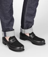 Bottega Veneta® Nero Jungle Calf Loafer Bottega Veneta® Nero Jungle Calf Loafer