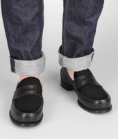 Bottega Veneta® Nero Jungle Calf Loafer Bottega Veneta® Nero Jungle Calf Loafer