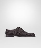 Bottega Veneta® Nero Straw Lace Up Bottega Veneta® Nero Straw Lace Up