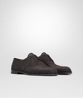 Bottega Veneta® Nero Straw Lace Up Bottega Veneta® Nero Straw Lace Up