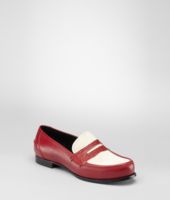 Bottega Veneta® Fraise Brunissable Suede Caiman Loafer Bottega Veneta® Fraise Brunissable Suede Caiman Loafer