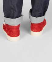 Bottega Veneta® Fraise Intrecciato Suede Sneaker Bottega Veneta® Fraise Intrecciato Suede Sneaker