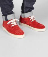 Bottega Veneta® Fraise Intrecciato Suede Sneaker Bottega Veneta® Fraise Intrecciato Suede Sneaker