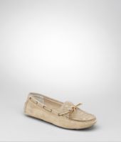 Bottega Veneta® Walnut Intrecciato Suede Moccasin Bottega Veneta® Walnut Intrecciato Suede Moccasin
