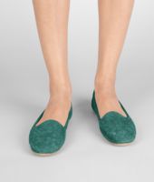 Bottega Veneta® Menthe Suede Outdoor Slipper Bottega Veneta® Menthe Suede Outdoor Slipper