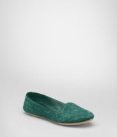 Bottega Veneta® Menthe Suede Outdoor Slipper Bottega Veneta® Menthe Suede Outdoor Slipper