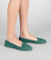 Bottega Veneta® Menthe Suede Outdoor Slipper Bottega Veneta® Menthe Suede Outdoor Slipper
