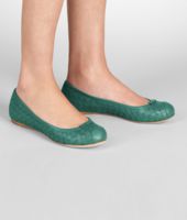 Bottega Veneta® Menthe Intrecciato Nappa Ballerina Bottega Veneta® Menthe Intrecciato Nappa Ballerina