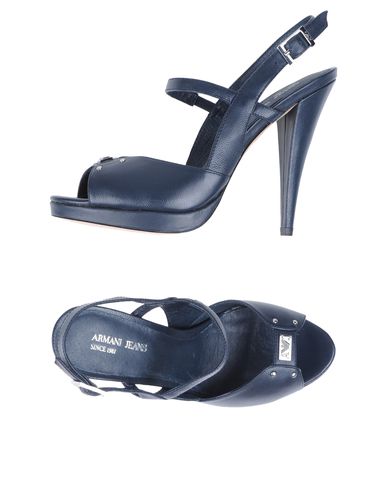 ZOOM ARMANI JEANS - Platform sandals