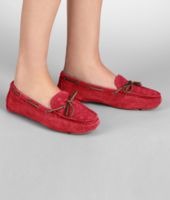 Bottega Veneta® Fraise Intrecciato Suede Moccasin Bottega Veneta® Fraise Intrecciato Suede Moccasin