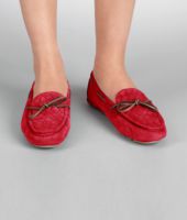 Bottega Veneta® Fraise Intrecciato Suede Moccasin Bottega Veneta® Fraise Intrecciato Suede Moccasin