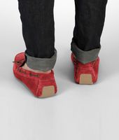 Bottega Veneta® Fraise Intrecciato Suede Moccasin Bottega Veneta® Fraise Intrecciato Suede Moccasin