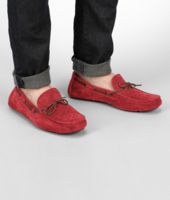 Bottega Veneta® Fraise Intrecciato Suede Moccasin Bottega Veneta® Fraise Intrecciato Suede Moccasin
