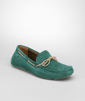 Bottega Veneta® Menthe Intrecciato Suede Moccasin Bottega Veneta® Menthe Intrecciato Suede Moccasin
