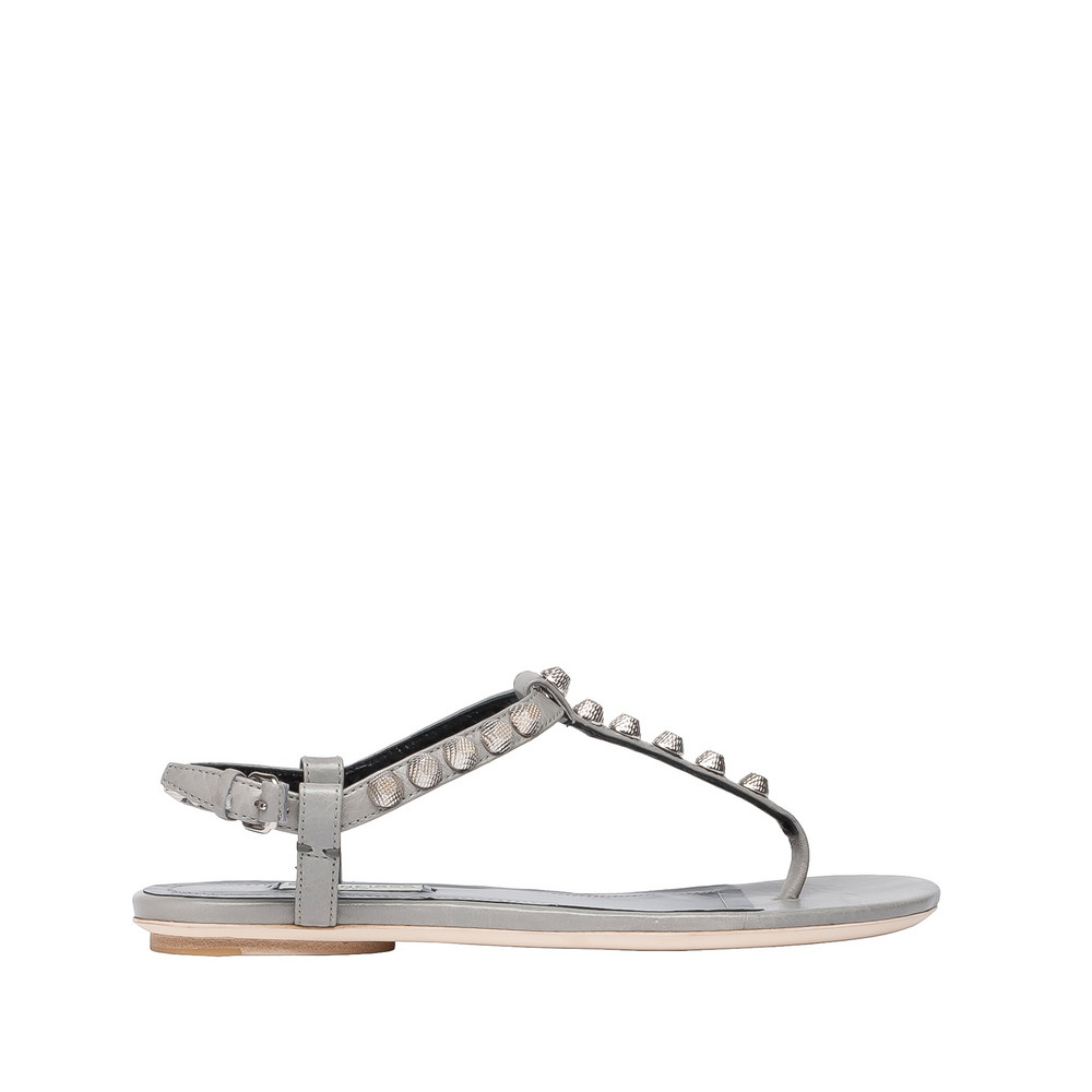 Balenciaga Giant Silver T Strap Sandals Balenciaga Giant Silver T Strap Sandals