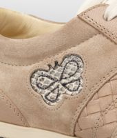 Bottega Veneta® Walnut Alabastre Intrecciato Smooth Chevre Suede Ayers Sneaker Bottega Veneta® Walnut Alabastre Intrecciato Smooth Chevre Suede Ayers Sneaker